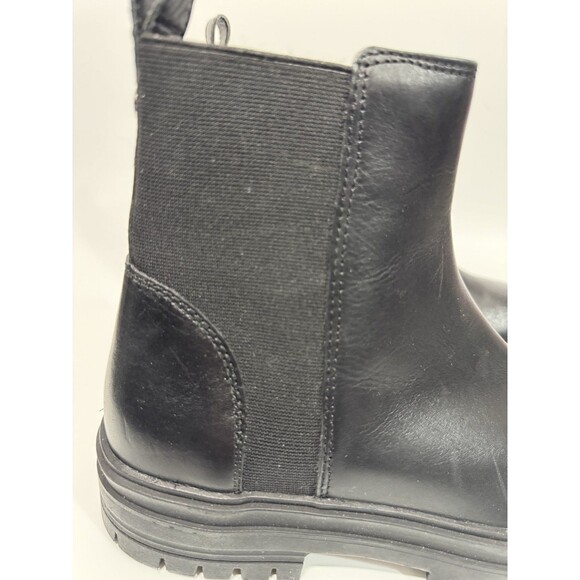 Steve  madden ankle boots size 8 medium black leather - Picture 4 of 16